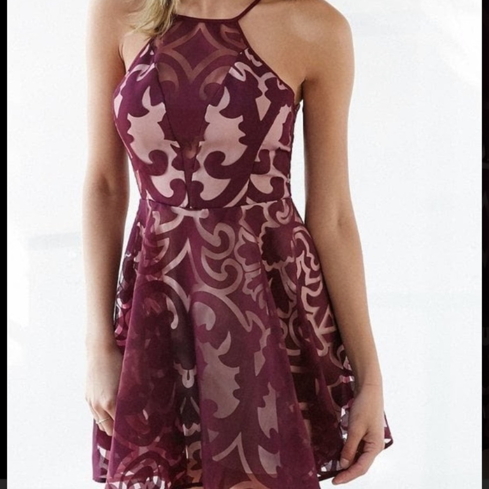 Maroon Dress